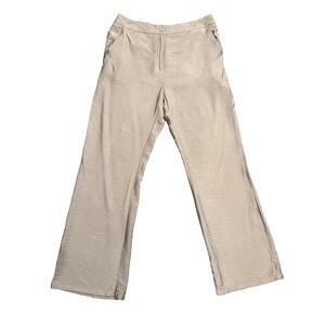 Sincerely Jules L Sand Wide Leg Pants Coastal Grandmother Lagenlook Earthy Boho